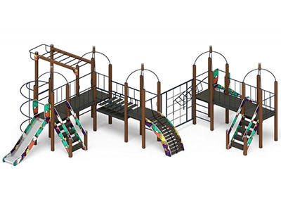 Детская игровая площадка Лаборатория веселья-7 (цветная)