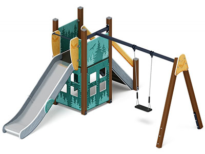 Детская игровая площадка Шишкин дом-1