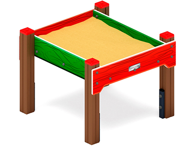 Песочница Золотая долина-4, H=800