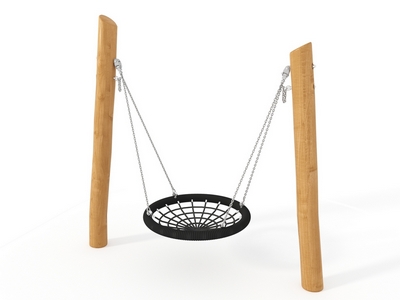 Качели Триумф 13 на импрегнированных бревнах