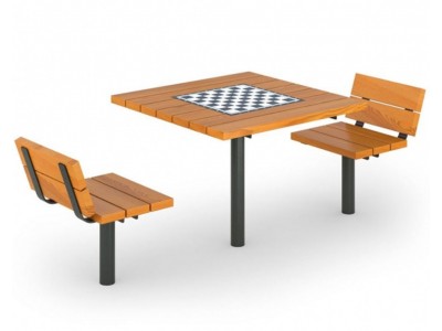 Набор шахматный TORUDA (Стол и два стула)