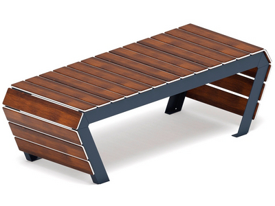 Скамья Элементарно-6 (темный дуб)