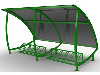 Велопарковка Сиэтл с навесом