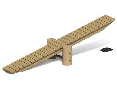 Бревно-балансир для собак Пушистое равновесие 1