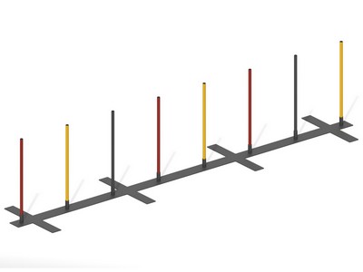 Слалом для собак Пушистая эстафета