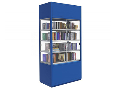 Витрина уличная Либро синяя