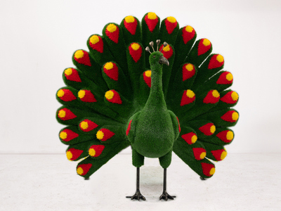 Топиари павлин Челли, h=175 см - газон Eco