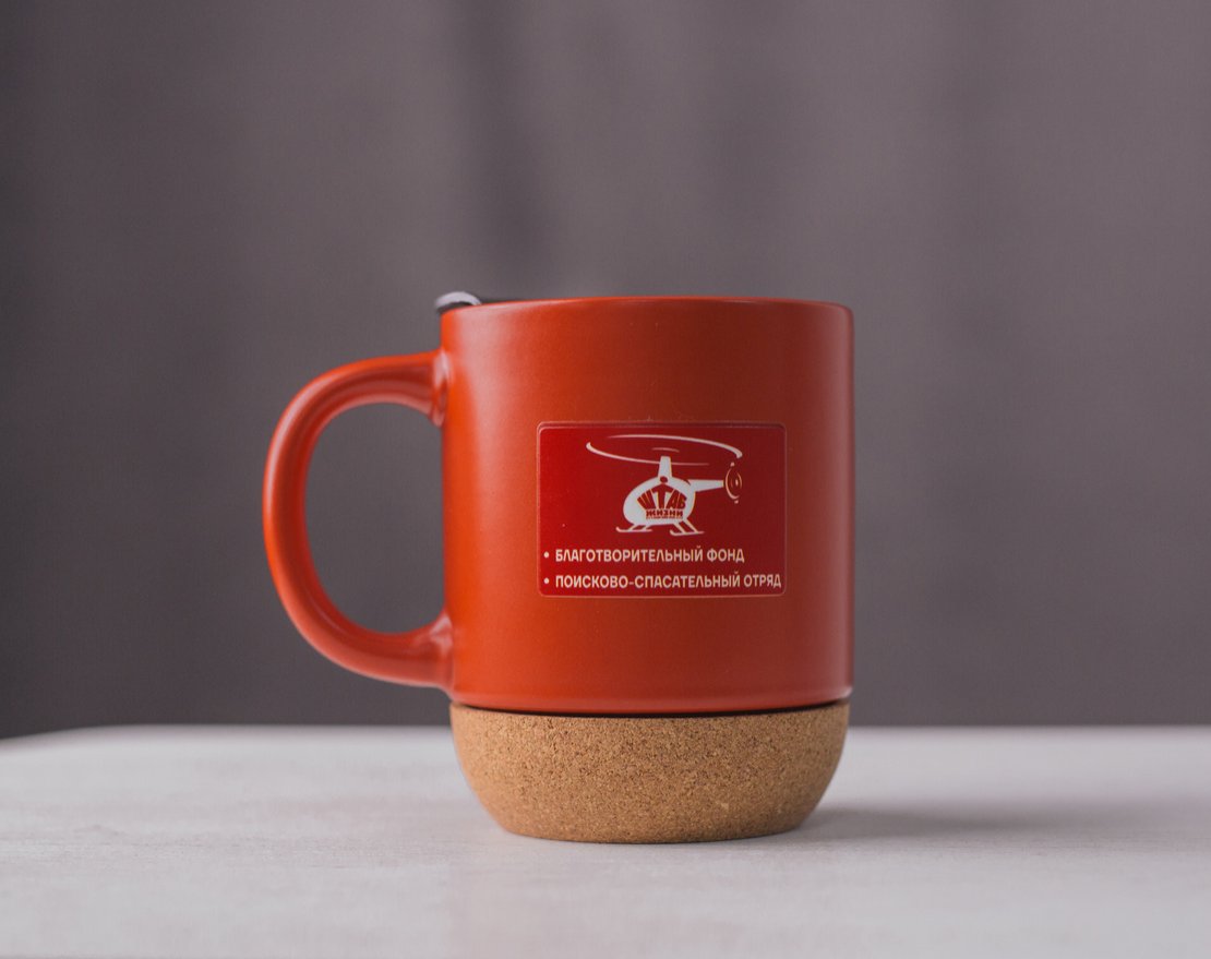 Термокружка на пробковой основе ШТАБ ЖИЗНИ - вид 3