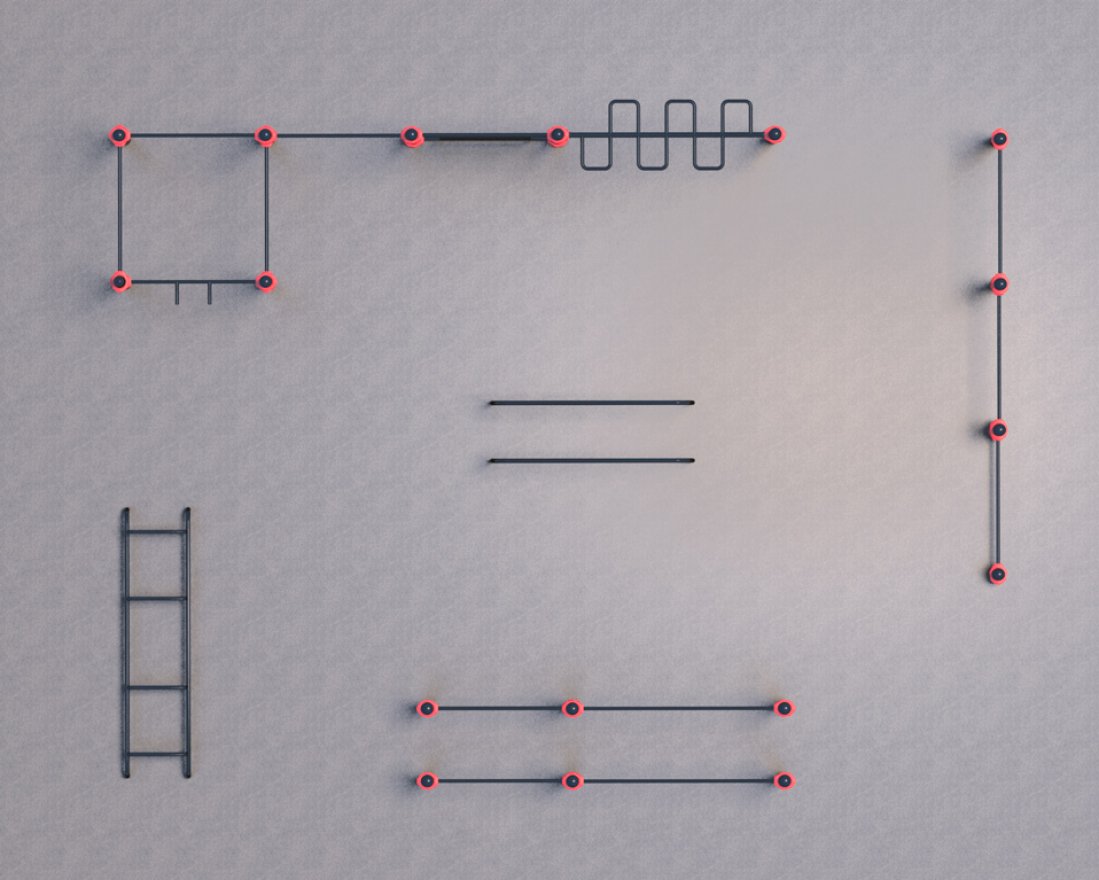 Проект Дворовая площадка для Воркаут и ГТО 2-4 (8 x 10 м) - вид 5