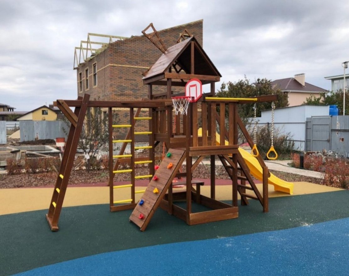 Площадка для детей с бесшовным покрытием - вид 4