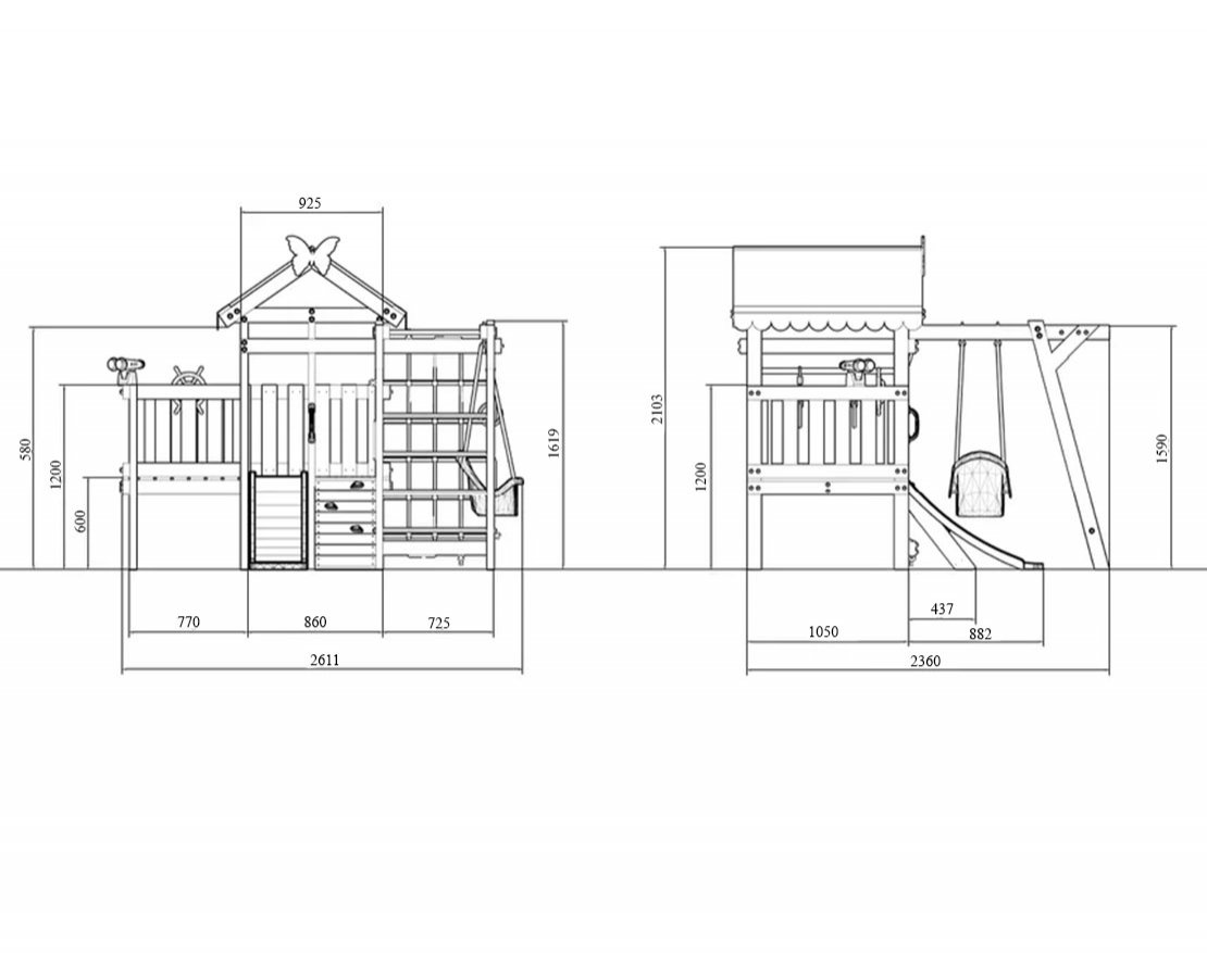 Детская игровая площадка Финиси 2 - вид 2