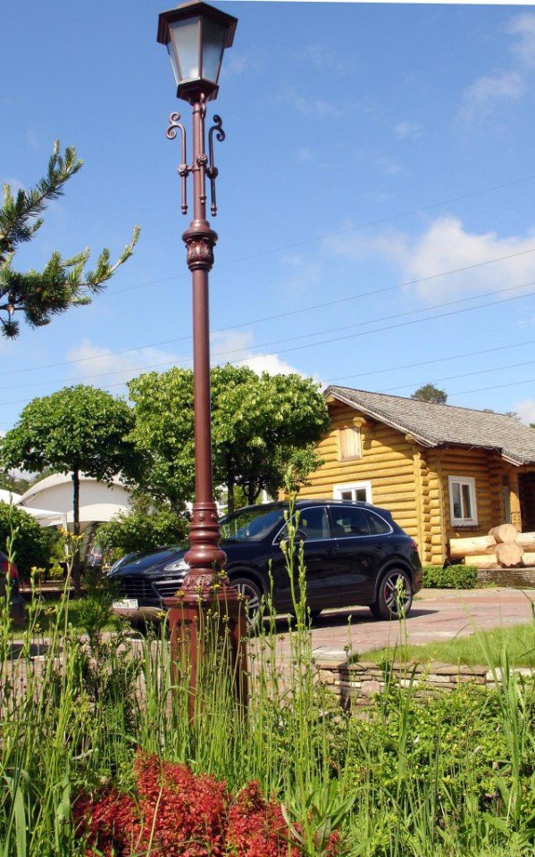 Опора освещения чугунная Халкей (высота 3 метра) - вид 4