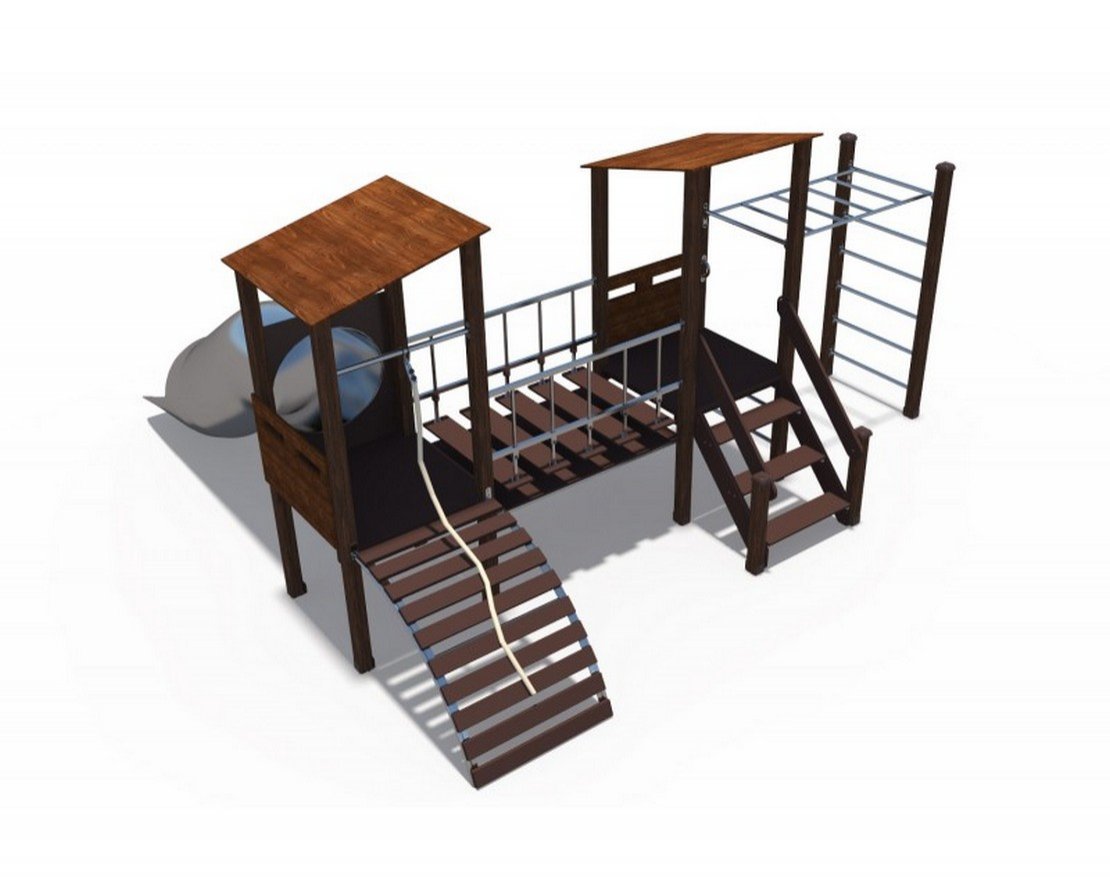 Игровой комплекс Миндаль (горка Н-1000) ДИО 10010 - вид 2