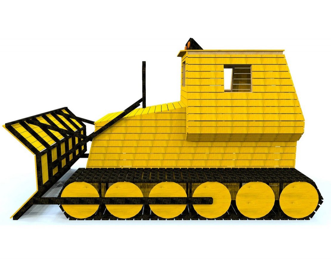 Игровой комплекс TORUDA WOOD Бульдозер - вид 3