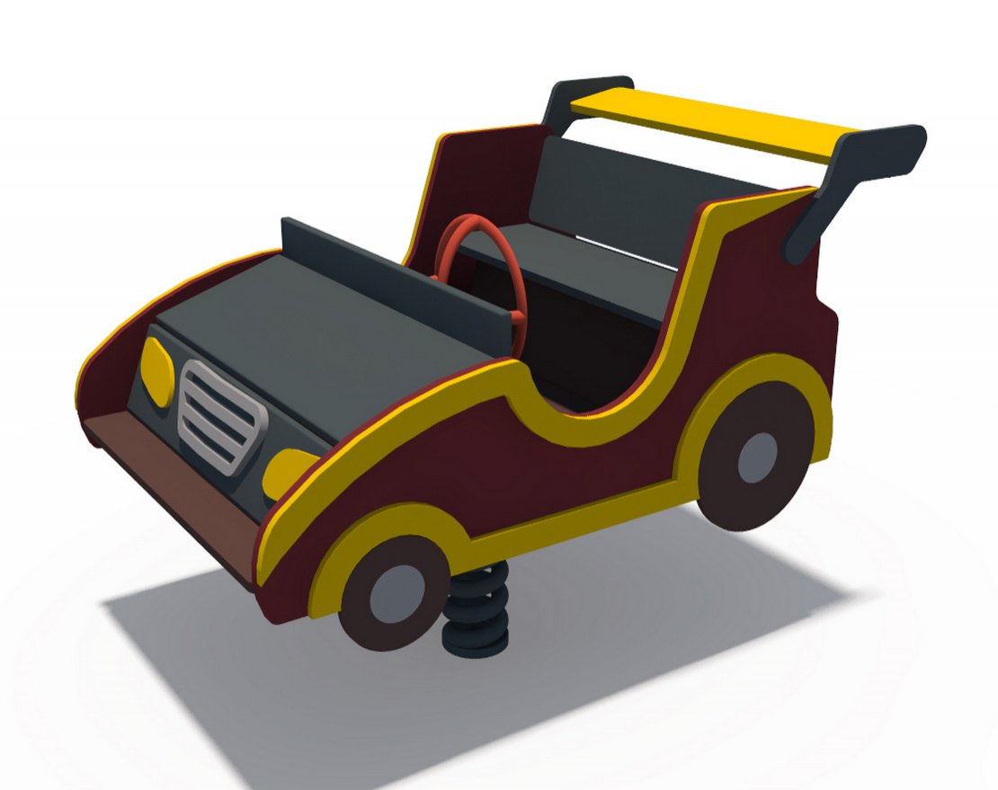 Качалка на пружине Гоночный болид ИО 05300 - вид 2