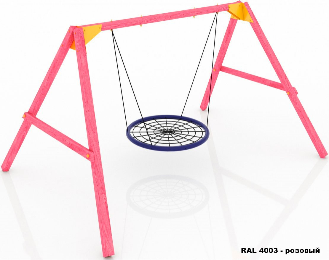 Качели TORUDA GARDEN Цветочные 4 (гнездо 120см) - вид 3