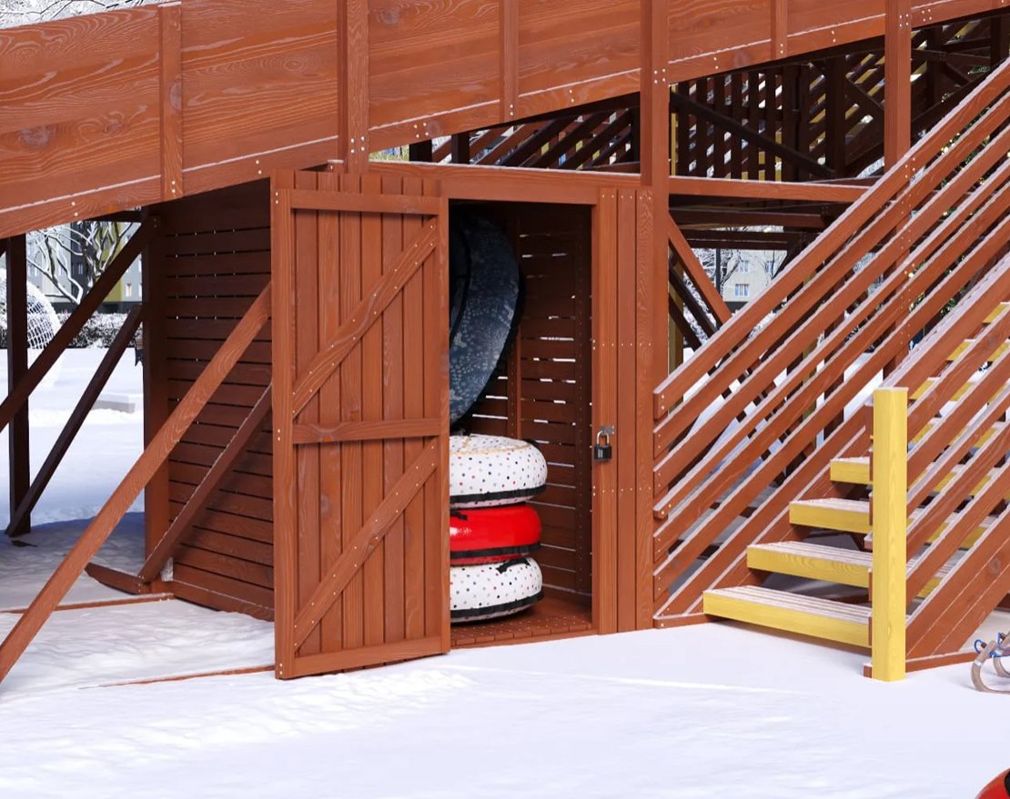 Место для хранения к Зимней горке TORUDA Север-12 и Зимней горке TORUDA Север-12/1 - вид 3