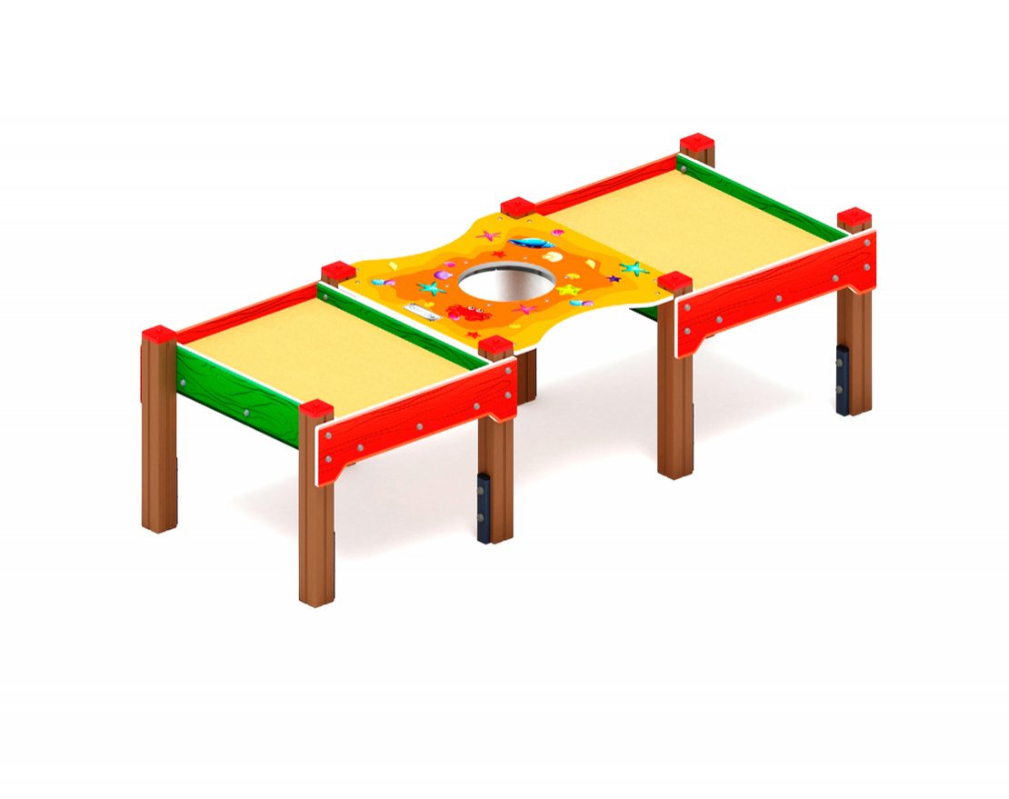 Песочница Золотая долина: двойная - вид 4