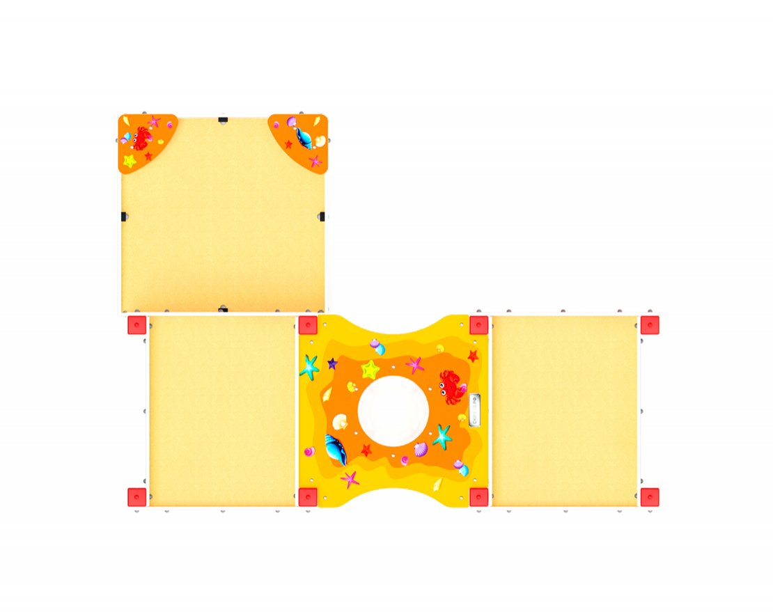 Песочница Золотая долина: комбинированная - вид 4