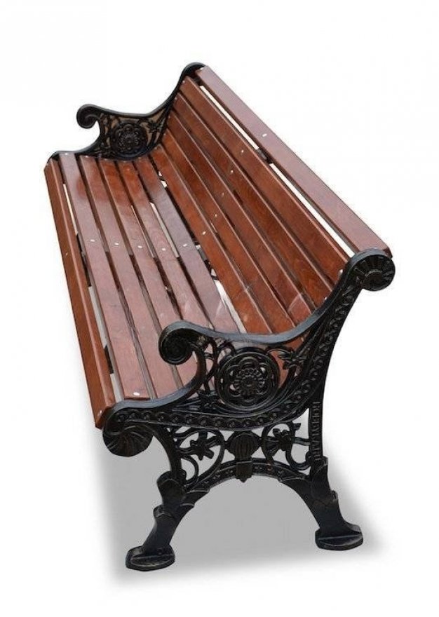 Скамейка чугунная Вензель 0.6 м - вид 3