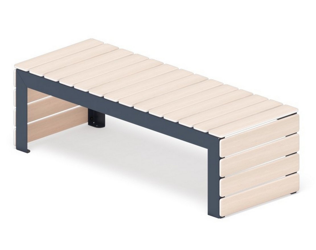 Скамья Элементарно-3 (беленый дуб) - вид 3