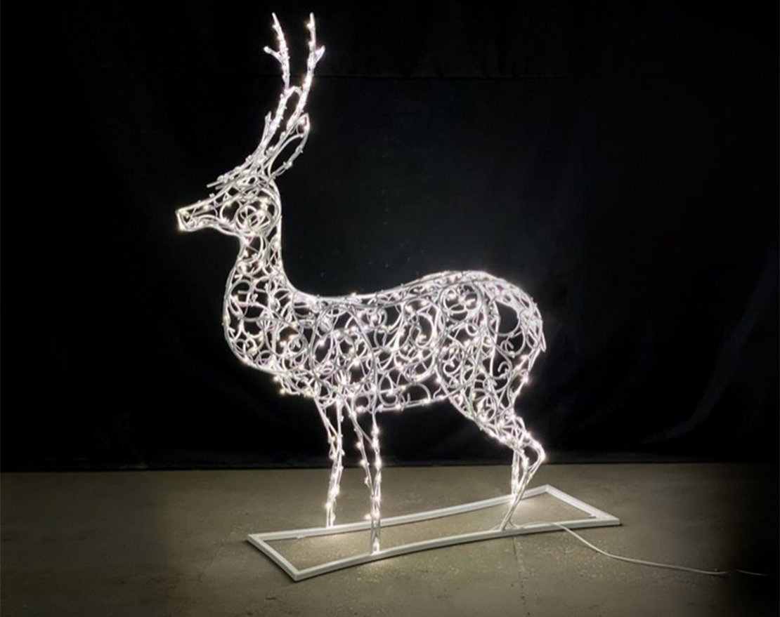 Световая фигура Олень рождественский - вид 3