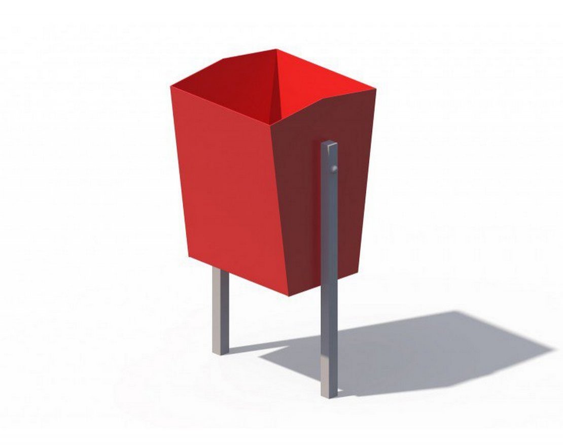 Урна металлическая ДХО 01080/90/100 - вид 2