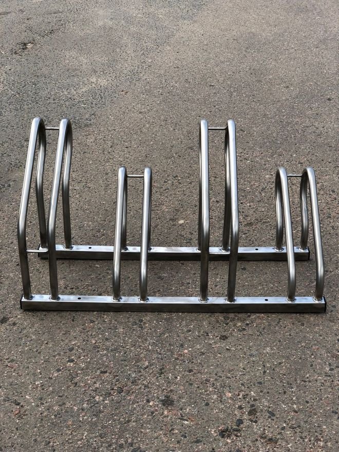 Велопарковка «Бюджет» VP13A (Нержавеющая сталь) - вид 3